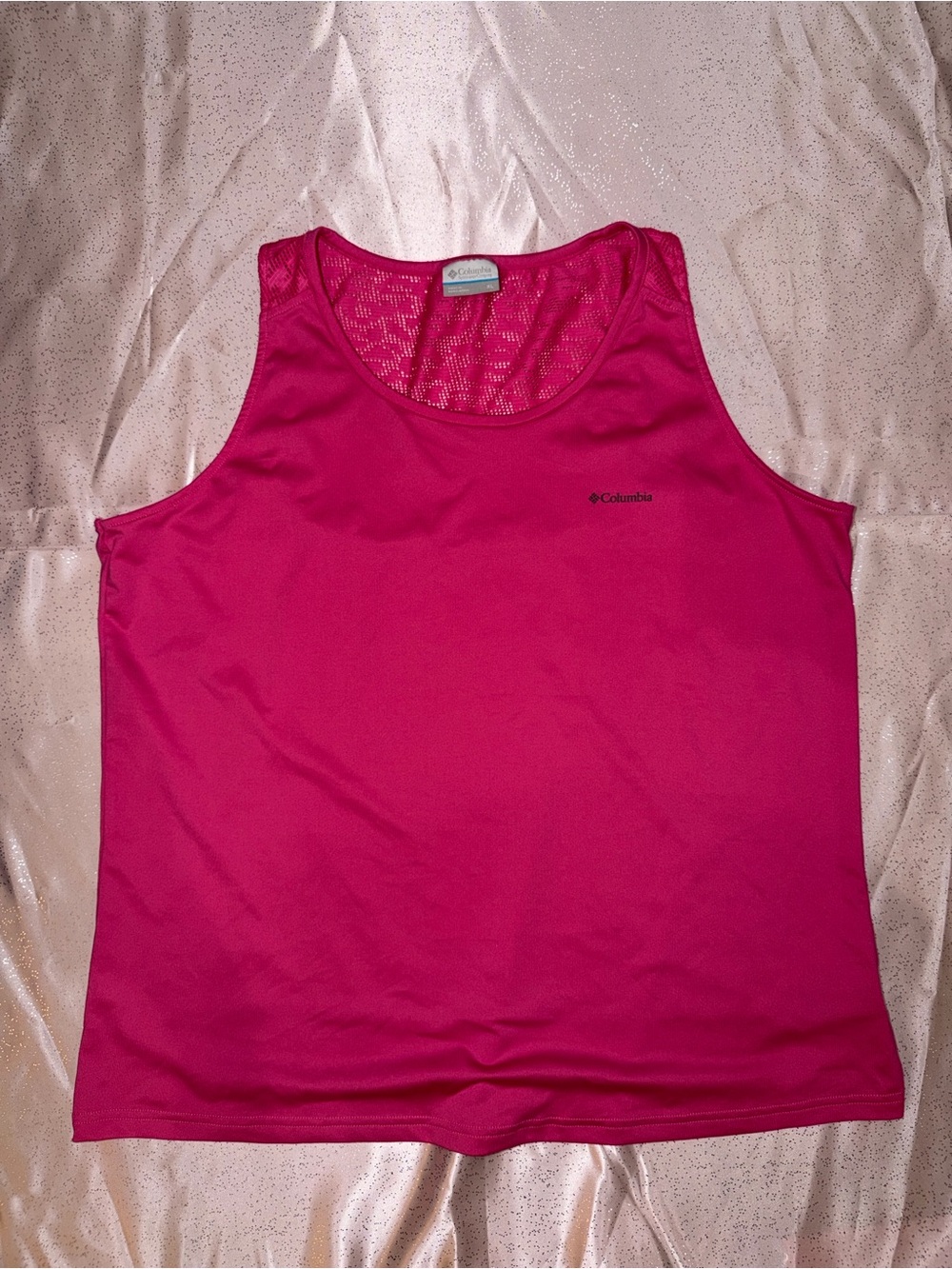 Columbia Women’s Hot Pink Mesh-Back Tank Top